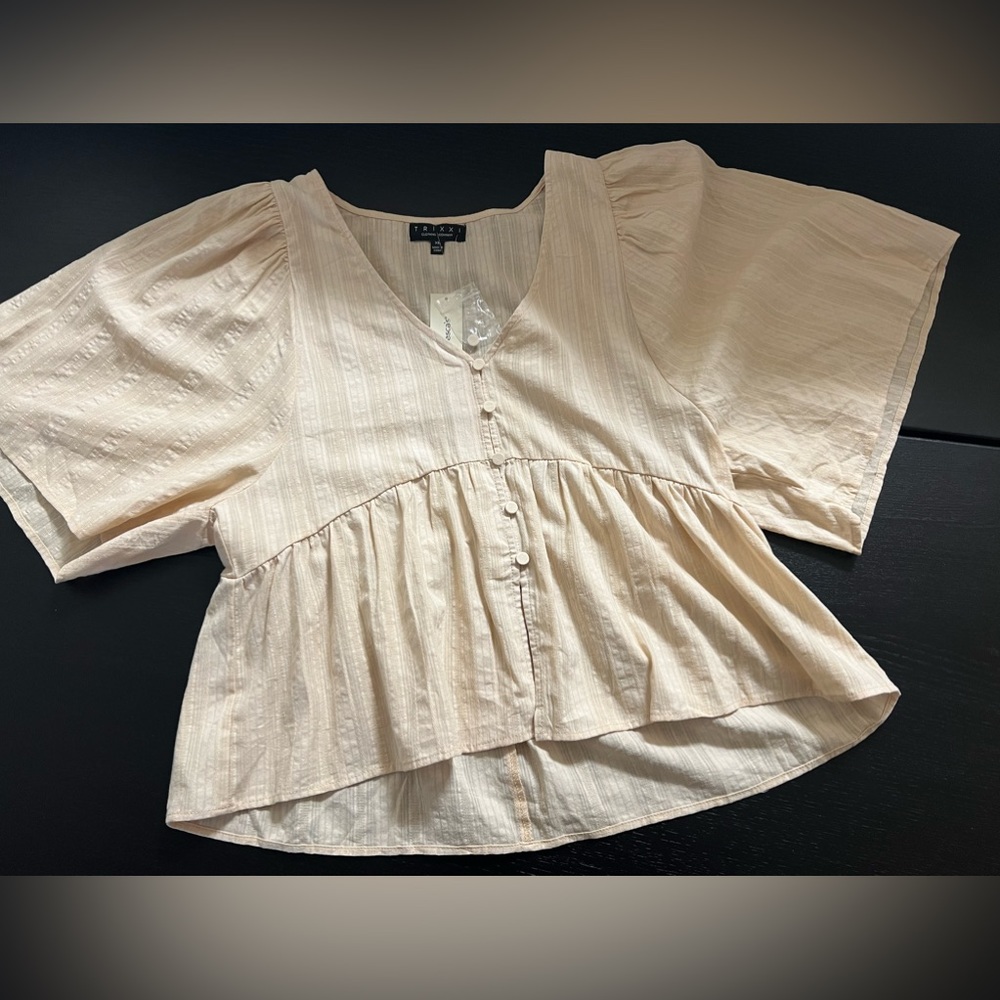 Trixxi Cream Blouse